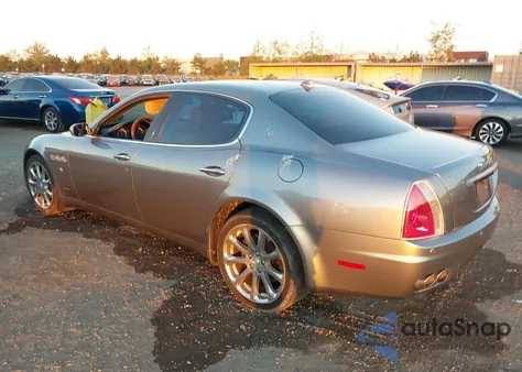 2007 Maserati Quattroporte Base Automatic/Executive Gt Automatic/Sport Gt Automatic из США, поврежденный, VIN ZAMFE39A670030926